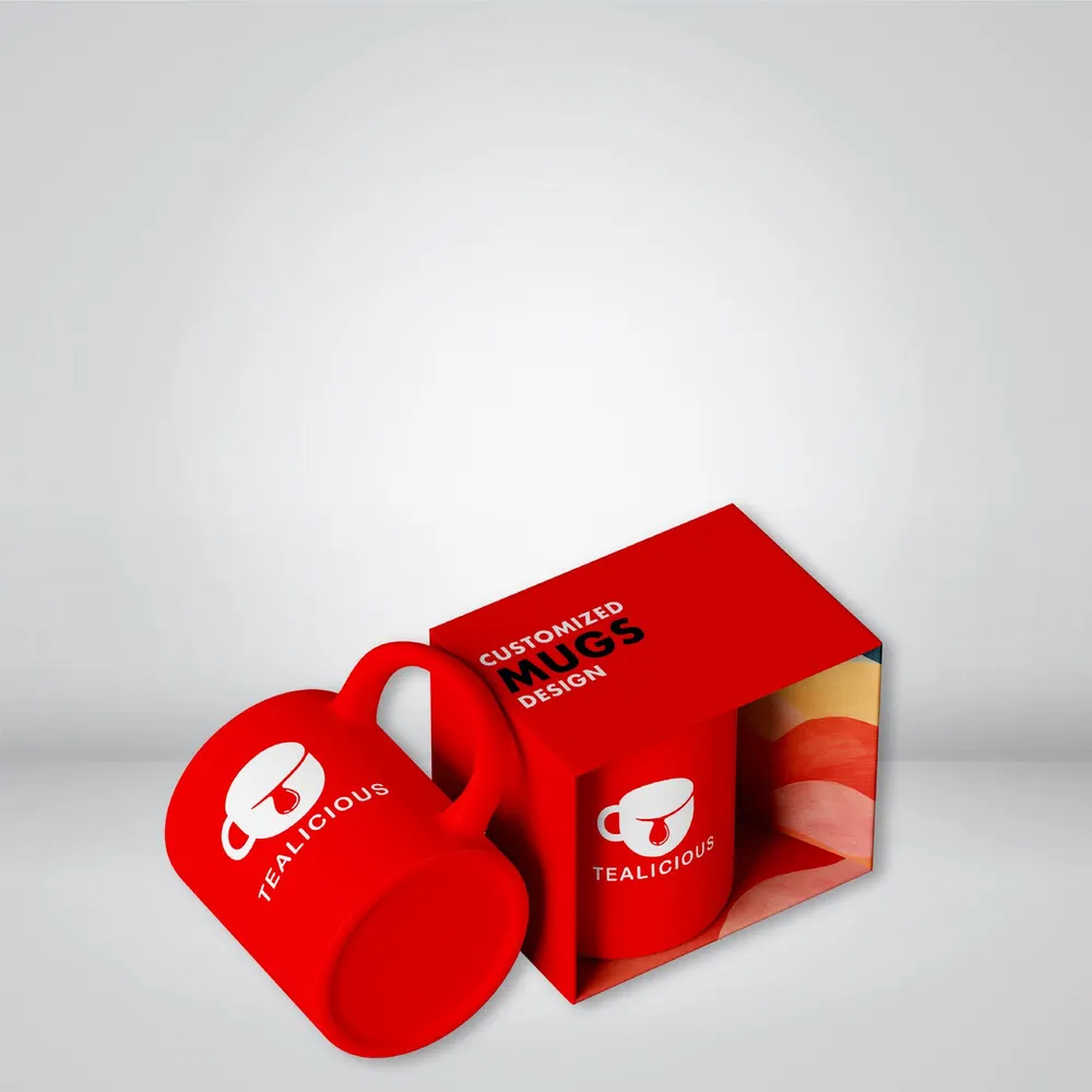 Mugs & packaging designed by Draxz