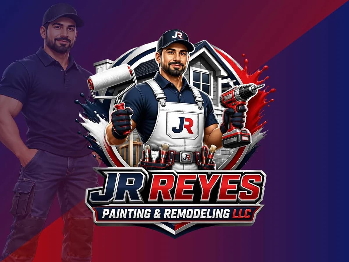 JR Reyes Painting & Remodeling, logo design by Draxz