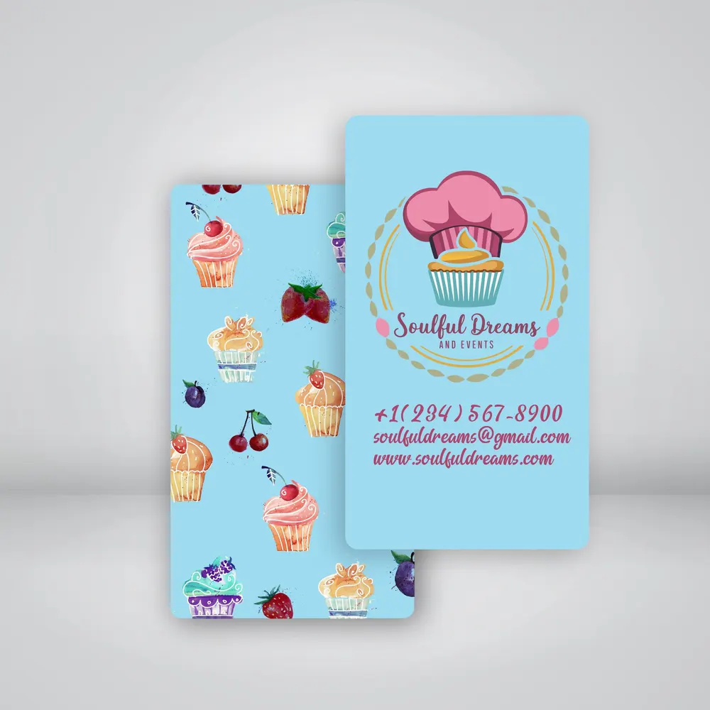 Bakery business cards, print & stationery by Draxz
